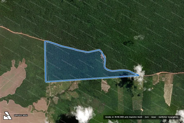 Imagem de satélite de Fazenda Pagrisa (TD nº 61) - PARCELA 02 em Ulianópolis - PA