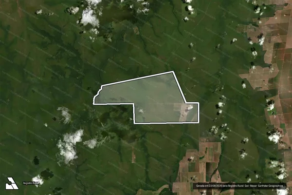 Imagem de satélite de FAZENDA PRIMAVERA II em Vila Bela da Santíssima Trindade - MT