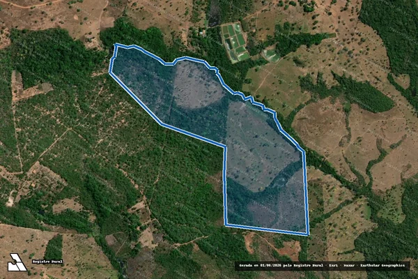 Imagem de satélite de FAZENDA SANTA FÉ - Parte 1 em Governador Edison Lobão - MA