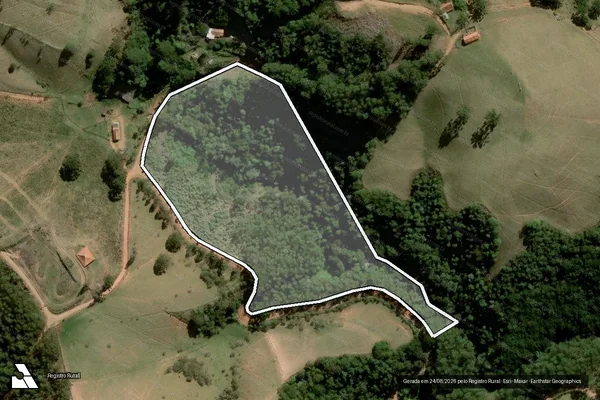 Imagem de satélite de FAZENDA MODELO - Parte 1 em Camanducaia - MG