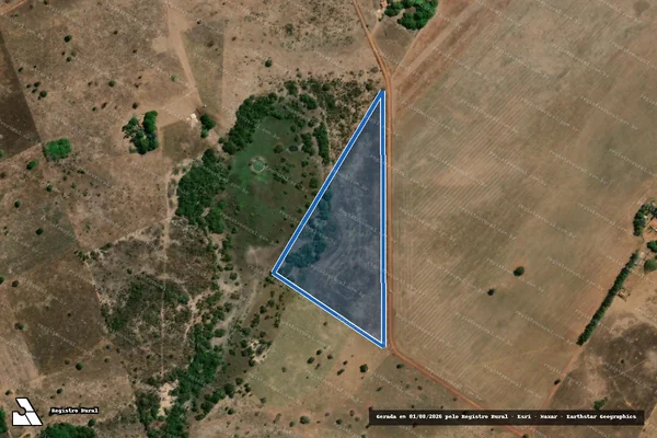 Imagem de satélite de P.A Santa Maria ? Lote 109 - Gleba B em Água Boa - MT