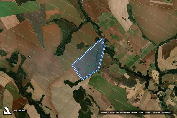 Imagem de satélite de FAZENDA BONFIM - FAZENDA BONFIM em Perolândia - GO