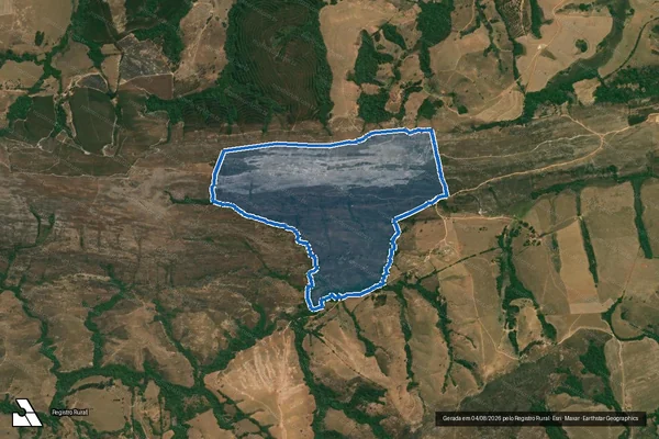 Imagem de satélite de Fazenda do Pombeiro - Parcela 1 em Itutinga - MG