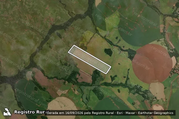 Imagem de satélite de SDE - DIRCE em São Luiz Gonzaga - RS
