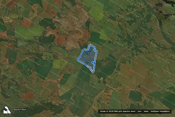 Imagem de satélite de Fazenda da Esquina - Parte 1 em Itacurubi - RS