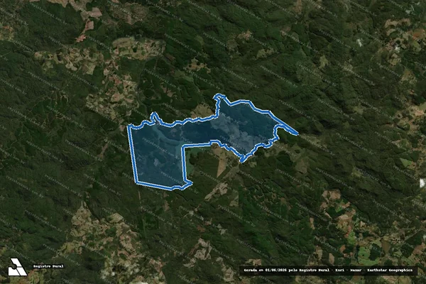 Imagem de satélite de Fazenda Porto Real - Fazenda Porto Real em General Carneiro - PR