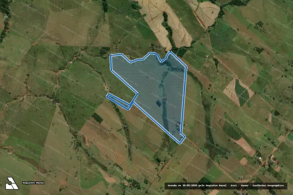 Imagem de satélite de FAZENDA NOSSA SENHORA DE FÁTIMA IV - ÚNICA em Mariápolis - SP