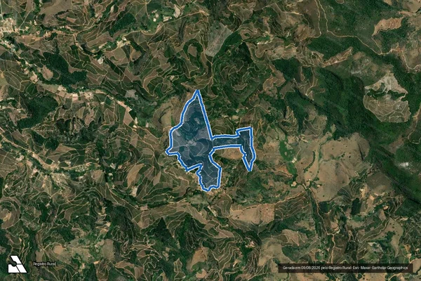 Imagem de satélite de FAZENDA DO MILTINHO CHAGAS - Parcela 1 em São Sebastião do Anta - MG