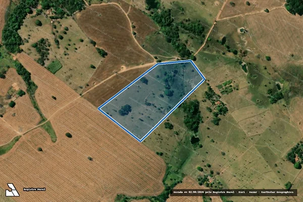 Imagem de satélite de FAZENDA LAGEADO - GLEBA 01 em Jandaia - GO