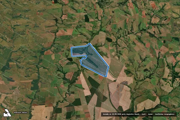 Imagem de satélite de Fazenda Estrela Dalva em Presidente Prudente - SP