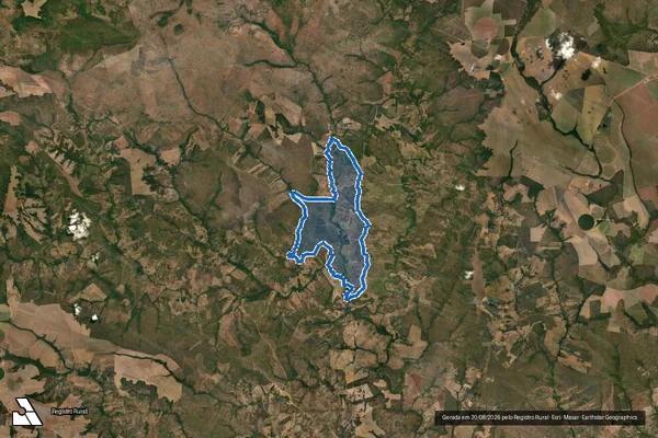 Imagem de satélite de Fazenda Irajá - Parcela 01 em Balsas - MA