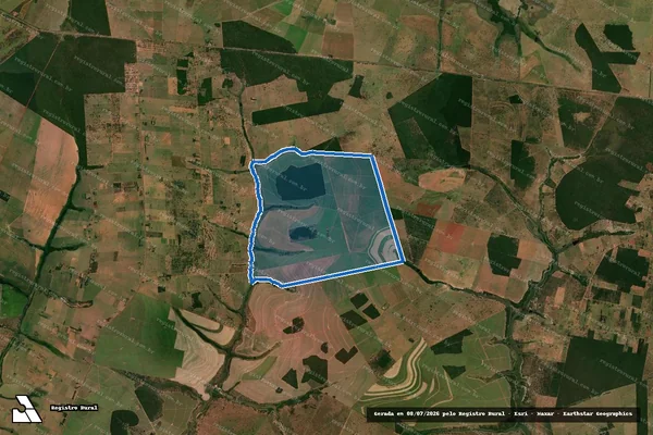 Imagem de satélite de FAZENDA SÃO PEDRO  - Faz_Sao_Pedro em Nova Alvorada do Sul - MS