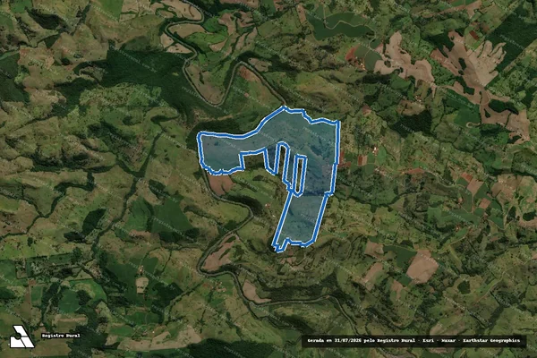 Imagem de satélite de Fazenda Água Fria - 01 em Arapuã - PR