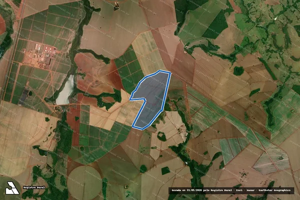 Imagem de satélite de Fazenda Buriti do Retiro - Fazenda Buriti do Retiro em Morrinhos - GO