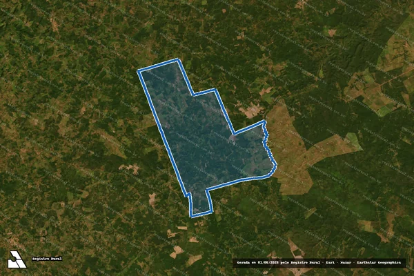 Imagem de satélite de GLEBA DATA MONTEVIDÉU - Parte 1 em Governador Eugênio Barros - MA