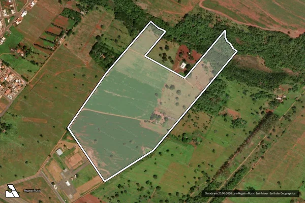 Imagem de satélite de FAZENDA SÃO LUIZ - Área ?A? em Costa Rica - MS