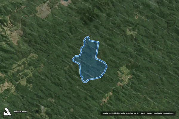Imagem de satélite de FAZENDA SELVA DE PEDRA – GLEBA – A em Capão Bonito - SP