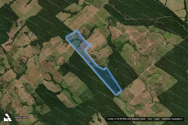 Imagem de satélite de FAZENDA BOM PAI em Juara - MT