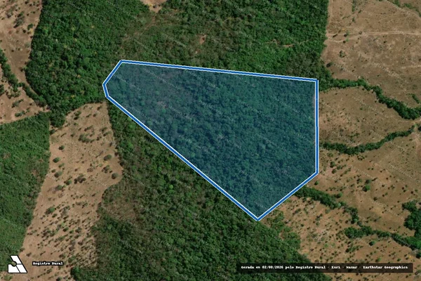 Imagem de satélite de Fazenda Colorado - Partes do Lote 46 do Loteamento Gleba Barreiro - GLEBA 02 em Itaporã do Tocantins - TO