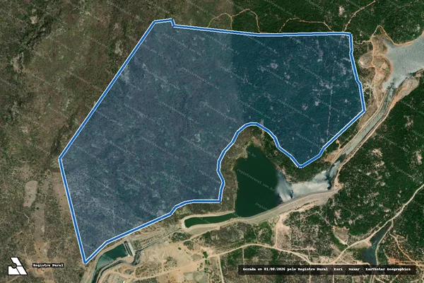 Imagem de satélite de ENTI-186; ENTI-186-1=ENTI-V2-002; ENTI-187=ENTI-V2-001 - PARCELA 02 em Salgueiro - PE