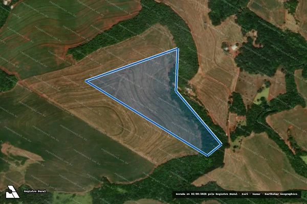 Imagem de satélite de Lote 01-D, Subdivisão do Lote 01, este da Subdivisão do Lote 8-D, Gleba 16, 1ª Parte Colônia "A" Guaraniaçu - Matrícula 14028 Lote 1-D em Guaraniaçu - PR