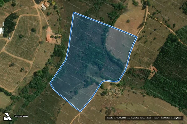 Imagem de satélite de Fazenda Campo de Cima e Estivado - PARTE 2 em Desterro de Entre Rios - MG