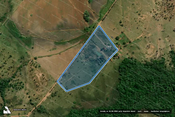 Imagem de satélite de FAZENDA CAMPO NOVO - GLEBA H em Bodoquena - MS