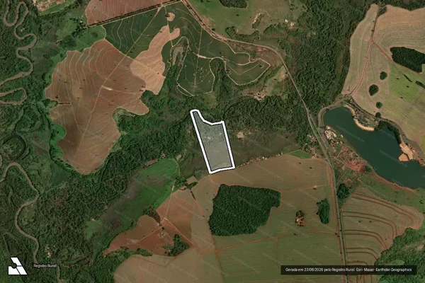 Imagem de satélite de FAZENDA BONSUCESSO, LD VERA CRUZ - Gleba B em Jataí - GO