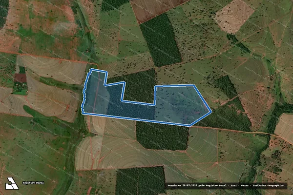 Imagem de satélite de FAZENDA BOM SUCESSO ?CÓRREGOS BARREIRO E BREJO DOS CAVALOS? - 20.298 em Carneirinho - MG