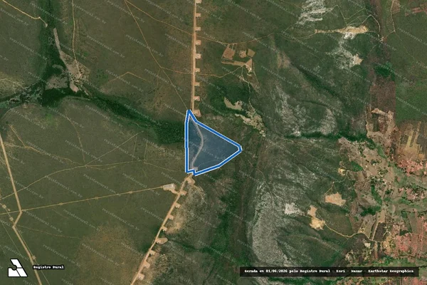 Imagem de satélite de Fazenda Passagem da Pedra - Parte 1 em Caetité - BA