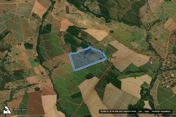 Imagem de satélite de FAZENDA MATO DENTRO OU PEREIRA PINTO - 001 em Itapaci - GO