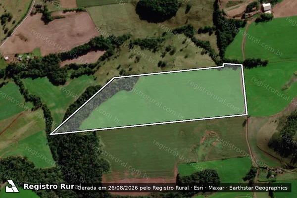 Imagem de satélite de Lote Rural n°79 da Gleba n°06 ? Imóvel Chopinzinho - Parte 2 em Sulina - PR