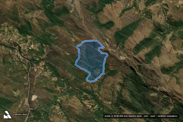 Imagem de satélite de RIBEIRÃO DO MANETA - GLEBA 1 em Itabirito - MG