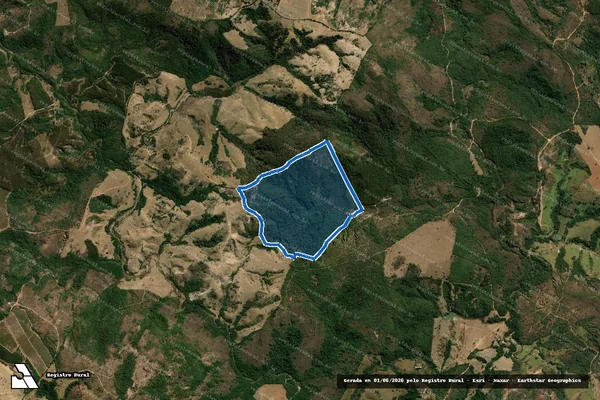 Imagem de satélite de FAZENDA CACHOEIRA DE SANTANA - Parte 1 em Camacho - MG