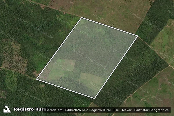 Imagem de satélite de PA MONTE ALEGRE/DENDÊ - LOTE 40 - Lote  40 em São Mateus do Maranhão - MA