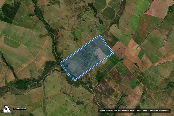 Imagem de satélite de Fazenda Dom Carmelo - Parte 1 em Tacuru - MS