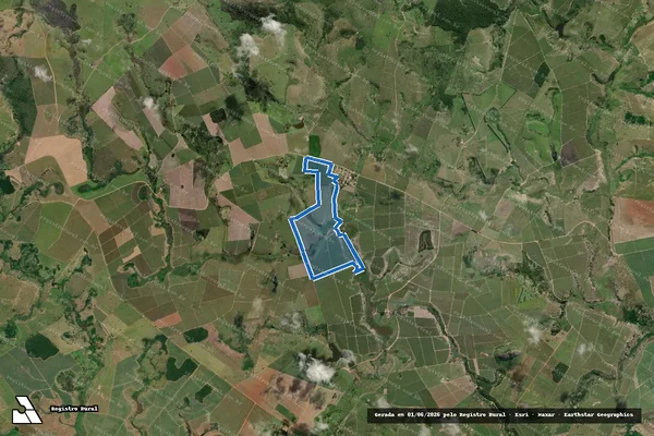 Imagem de satélite de FAZENDA BANDEIRANTE - PARCELA 1 em Mucuri - BA