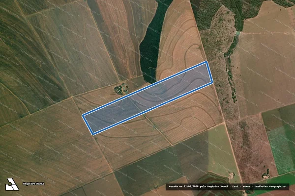 Imagem de satélite de FAZENDA CLAUDINO em São José do Rio Claro - MT