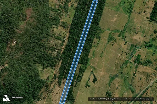 Imagem de satélite de Lote 15 da Gleba 10 - PIC Ouro Preto - Lote 15-D da Gleba 10 - PIC Ouro Preto em Ouro Preto do Oeste - RO
