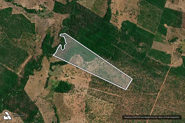 Imagem de satélite de FAZ BREJO GRANDE-LT 56-GL FURNAS II/ITAPARICA - LOTE 56-C em Filadélfia - TO