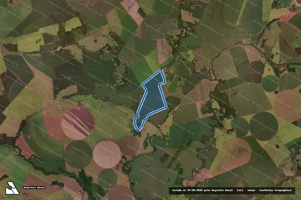 Imagem de satélite de FAZENDA BOA VISTA - FAZENDA BOA VISTA em Pirajuba - MG