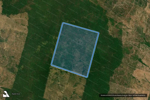Imagem de satélite de Fazenda Daniella - Parte 2 em Ourilândia do Norte - PA