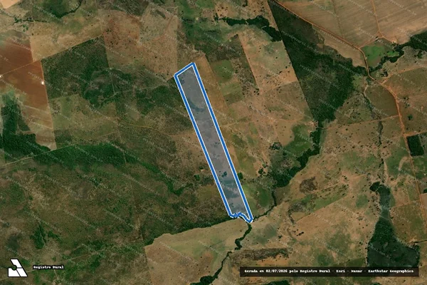Imagem de satélite de Sítio Esperança II - Parte 1 em Porto Alegre do Norte - MT