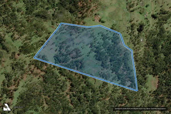 Imagem de satélite de FAZENDA SANTO ANTÔNIO - PARCELA 02 em Painel - SC