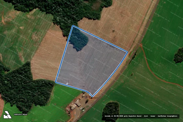Imagem de satélite de Fazenda Sepultura / Matrícula 1587 em Guarapuava - PR