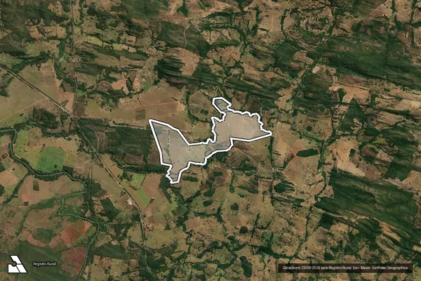Imagem de satélite de FAZENDA BOM SUCESSO - 001 em Jaraguá - GO