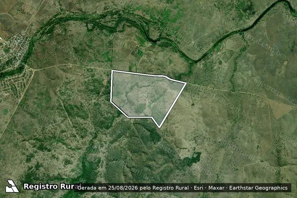 Imagem de satélite de Fazenda Pindorama - Parte 2 em Itaju do Colônia - BA