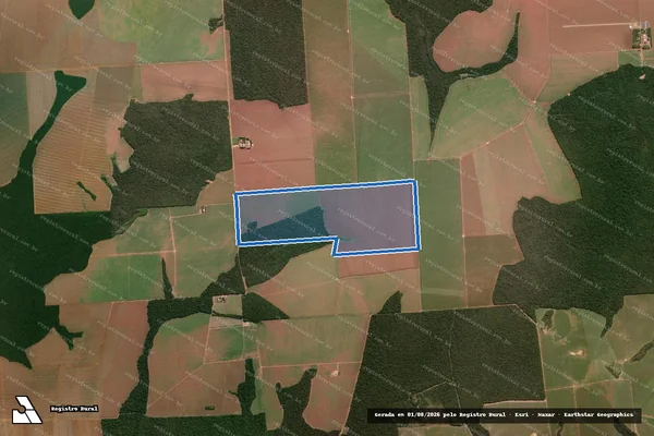 Imagem de satélite de FAZENDA COLINA II ? REMANESCENTE - FAZENDA COLINA IV em Itanhangá - MT