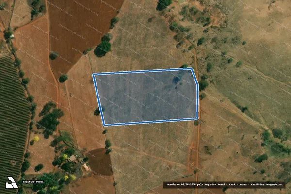 Imagem de satélite de FAZENDA MACAUBAS E BARREIRO, LUGARES "RODEIRO", "CACHOEIRA" E "BARREIRO"  - Gleba D em Carmo do Paranaíba - MG
