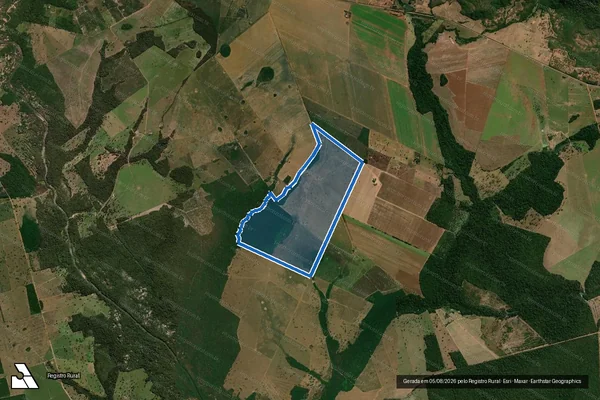 Imagem de satélite de Fazenda Progresso